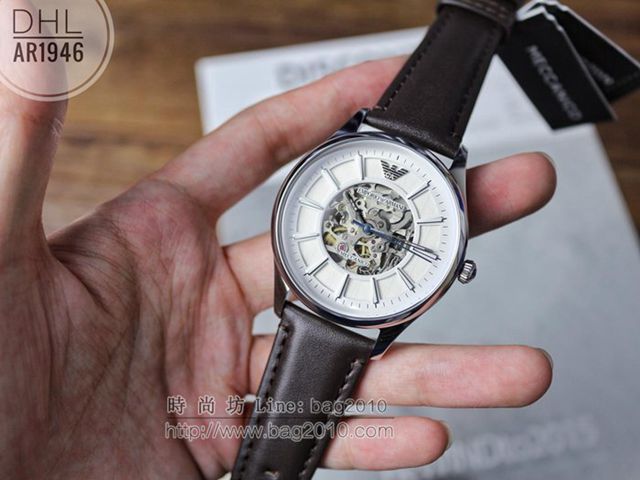 阿瑪尼手錶 Armani原裝西鐵城機械男表 Ar1946 阿瑪尼男士腕表  hds1594